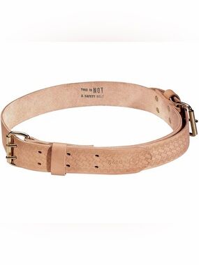 Klein Tools 5420L Tool Belt, Heavy-Duty Rugged Leather Ironworker Belt, Large